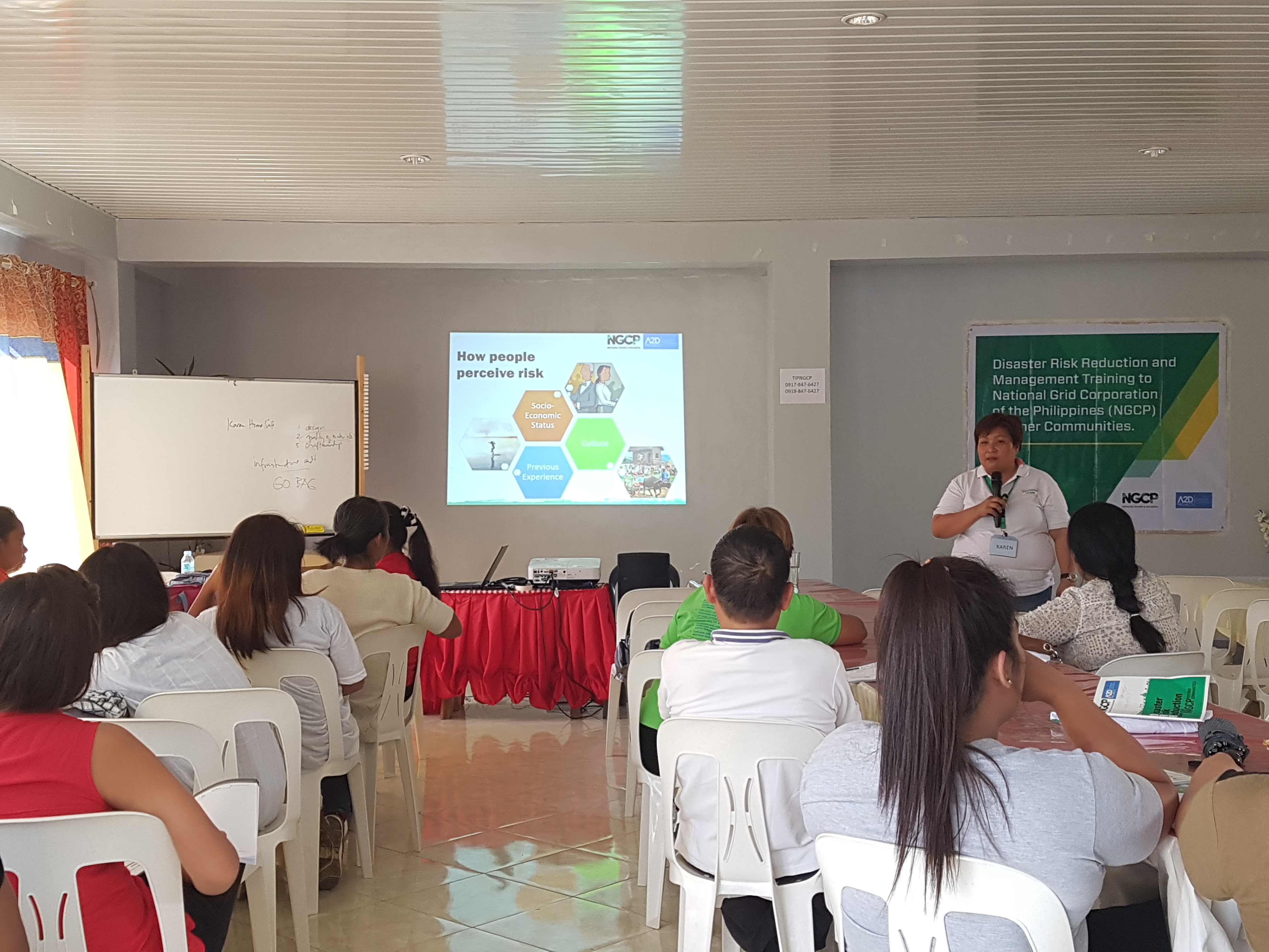 NGCP empowers partner communities through disaster risk-reduction trainings